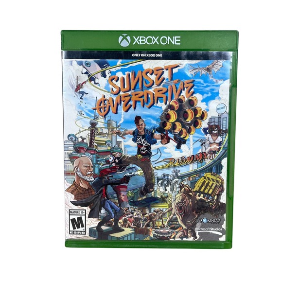 Xbox One Sunset Overdrive - Xbox Video Games Fully Tested Works Clean Gaming EUC - Picture 1 of 3